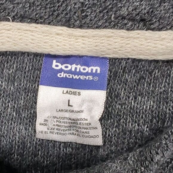 Iowa Hawkeyes Sweatshirt Womens Large Gray Pullover Mockneck Bottom Drawers - Picture 5 of 7